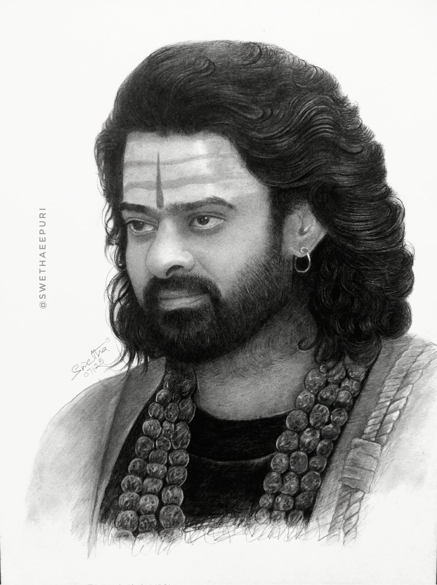 swethaeepuri's tweet image. Pencil drawing done by me:) @PrabhasRaju @TrendsPrabhas @kannappamovie
#swethaeepuri #drawing #prabhas #KannappaMovie