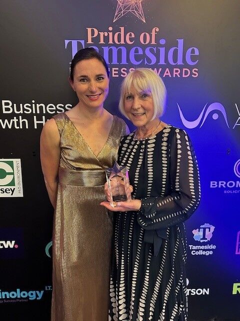 Lynn Kerfoot receives Special Recognition Award at the recent Pride of Tameside Business Awards.

Lynn was rewarded for both her 50 year career at Newland Engineering and for her efforts in promoting Women in Manufacturing.

bit.ly/3IrI8gc