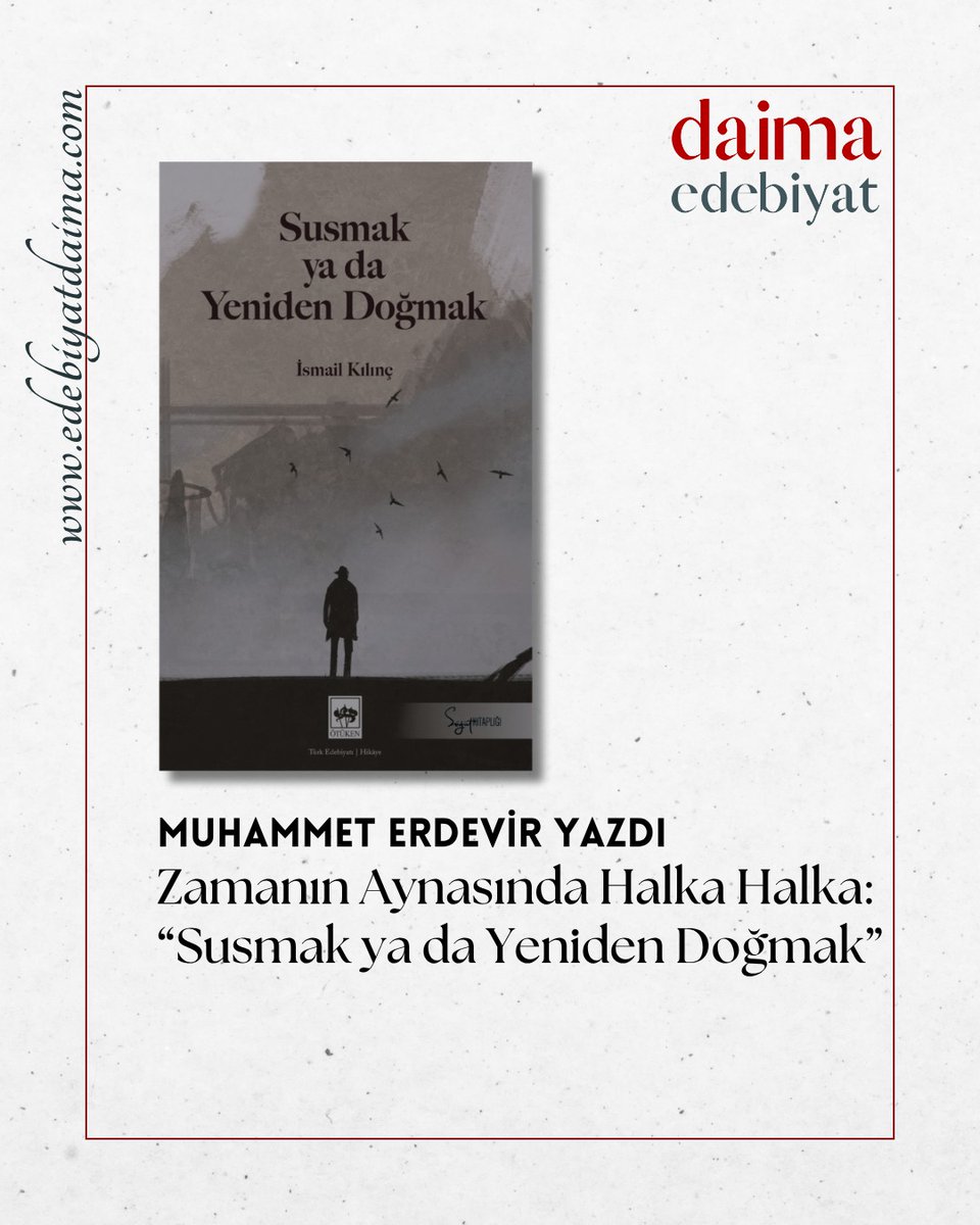 Daima Edebiyat • Çevrimiçi Edebiyat Platformu (@daimaedebiyat) on Twitter photo Muhammet Erdevir, İsmail Kılınç'ın Ötüken Yayınlarından çıkan ilk öykü kitabı "Susmak ya da Yeniden Doğmak" üzerine yazdı.
edebiyatdaima.com/muhammet-erdev…
<a href="/m_erdevir/">Muhammet Erdevir</a> <a href="/ismail_klnc/">İsmail Kılınç</a> Muhammet Erdevir, İsmail Kılınç'ın Ötüken Yayınlarından çıkan ilk öykü kitabı "Susmak ya da Yeniden Doğmak" üzerine yazdı.
edebiyatdaima.com/muhammet-erdev…
<a href="/m_erdevir/">Muhammet Erdevir</a> <a href="/ismail_klnc/">İsmail Kılınç</a>