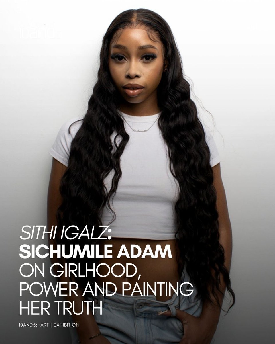 10and5's tweet image. Sichumile Adam’s new solo show Sithi iGalz opens today in CPT. We spoke to the artist about Black girlhood, autonomy, and rewriting the story of womanhood in art.
Read the full interview and get the exhibition details: 10and5.com
#SithiIGalz #SichumileAdam #10and5