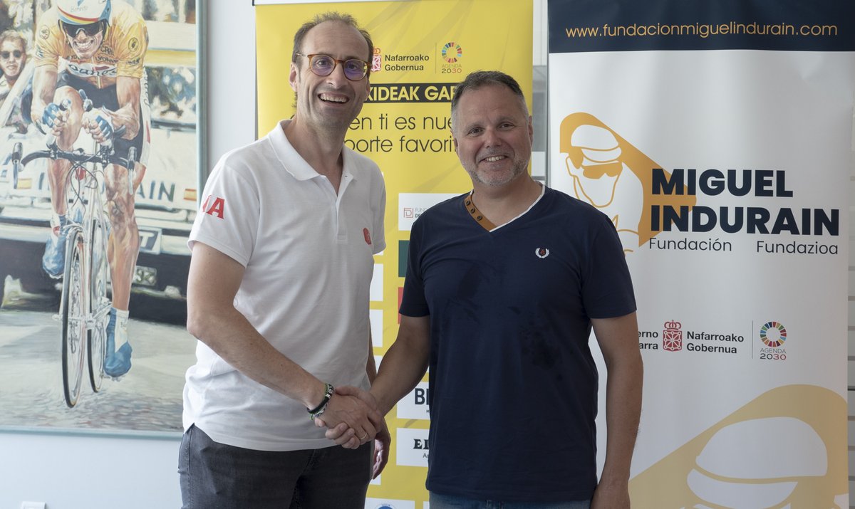 ℹ️ La <a href="/FundMIndurain/">Fundación Miguel Induráin Fundazioa</a> renueva su compromiso con el <a href="/CDciegosNavarra/">Club Deportivo para Ciegos Navarra</a> 

📝 fundacionmiguelindurain.com/noticia/1832/l… 

Un nuevo acuerdo que refuerza el apoyo al deporte adaptado, impulsando el #Goalball y otras disciplinas para personas con discapacidad visual en Navarra. ✅💪 

#DeporteInclusivo