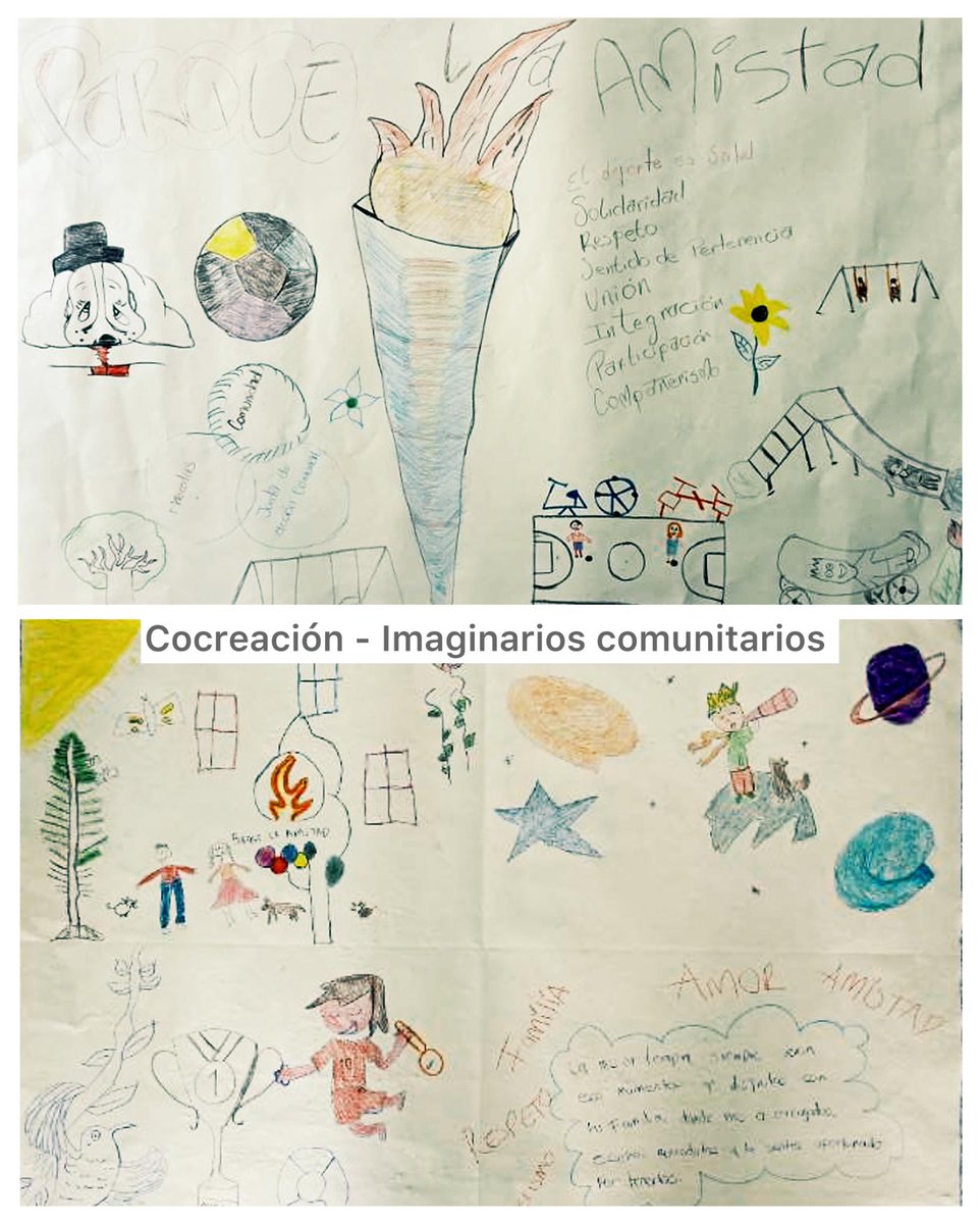 ¡𝗔𝗿𝘁𝗲 𝘆 𝗰𝗼𝗹𝗼𝗿 𝗾𝘂𝗲 𝘁𝗿𝗮𝗻𝘀𝗳𝗼𝗿𝗺𝗮𝗻! 🔥⭐️🎨
Parque La Amistad.
Territorios Mágicos 🎨 🪄 
Ciudad Bolivar / 📍Bogotá 

Un proyecto de <a href="/habitatbogota/">Secretaría del Hábitat</a> en alianza con Fund. <a href="/pintuco_oficial/">Pintuco®</a> y apoyo Dow. 

Codiseño: <a href="/arquiurbanotau/">ARQUIURBANO Taller ®️</a> 
Operador: Tierra SOS. 
Año: 2025