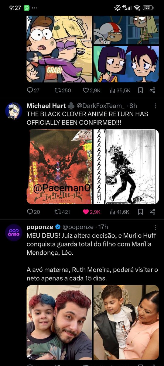 Hey_tda's tweet photo. Eu sumo, volto e Black colher anunciado... irmão como eu tô feliz FDS TUDO!!!!!!!!
#BlackClover #asta #yuno https://t.co/pV5RQFrQwa