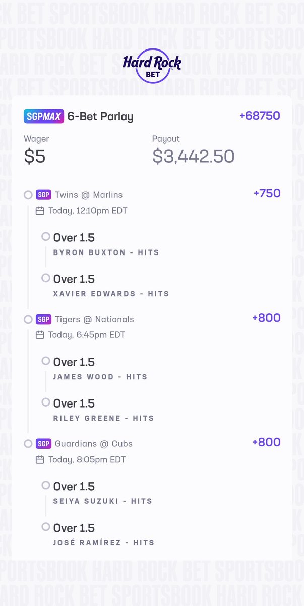 kedji8917's tweet photo. @WeHitThose__9 @CappCollective #parlayoftheday #mlb #freebies #baseball #july3rd #Thursday #earlyslate #money #tail https://t.co/iDISCXGhUy