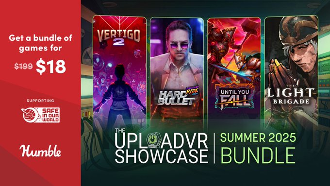 bHaptics (@bhaptics) on Twitter photo Get a great deal and support a great cause with the <a href="/humble/">Humble Bundle</a> <a href="/UploadVR/">UploadVR</a> Showcase Summer 2025 Bundle.
Includes 4 #bhapticsready games:
๐ Vertigo 2 (<a href="/MrZulubo/">Zach Tsiakalis-Brown</a>)
๐ซ Hard Bullet (<a href="/GexagonVR/">GexagonVR</a>)
๐ก๏ธ Until You Fall (<a href="/schellgames/">Schell Games</a>) - mod
โฑ๏ธThe Light Brigade (<a href="/funktroniclabs/">FUNKTRONIC LABS</a>) - mod
โถ๏ธ Get a great deal and support a great cause with the <a href="/humble/">Humble Bundle</a> <a href="/UploadVR/">UploadVR</a> Showcase Summer 2025 Bundle.
Includes 4 #bhapticsready games:
๐ Vertigo 2 (<a href="/MrZulubo/">Zach Tsiakalis-Brown</a>)
๐ซ Hard Bullet (<a href="/GexagonVR/">GexagonVR</a>)
๐ก๏ธ Until You Fall (<a href="/schellgames/">Schell Games</a>) - mod
โฑ๏ธThe Light Brigade (<a href="/funktroniclabs/">FUNKTRONIC LABS</a>) - mod
โถ๏ธ