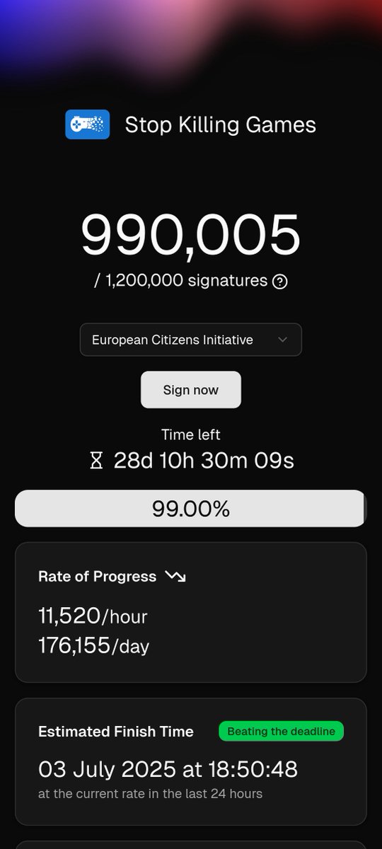 Final stretch!
#StopKillingGames