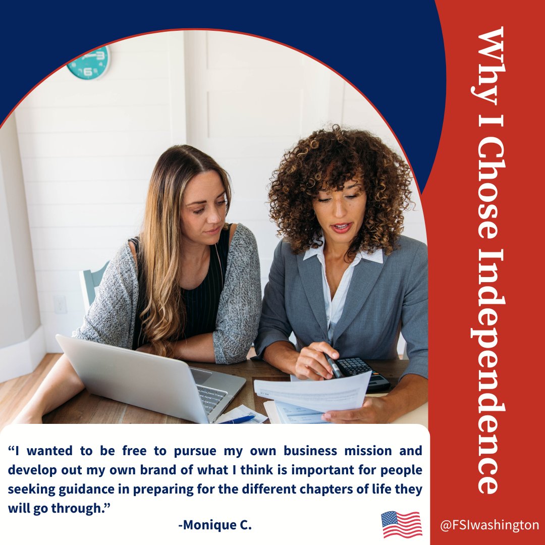 This week, we celebrate all forms of independence.

At FSI, that means defending advisors’ right to build their own businesses, best serve clients, and protecting advisors’ choice to operate as independent contractors.

💼 Independence is worth protecting.

#ChooseIndependence