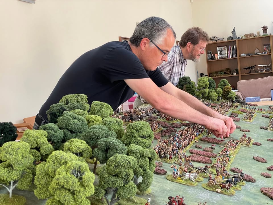 Day Two of our huge 28mm To the Strongest game, hosted by Rick Priestley with Roman historian Dr Simon Elliott and friends. We marked Simon’s new book, Agricola in Scotland, by refighting Mons Graupius. Full report in a future issue of Wargames Illustrated!