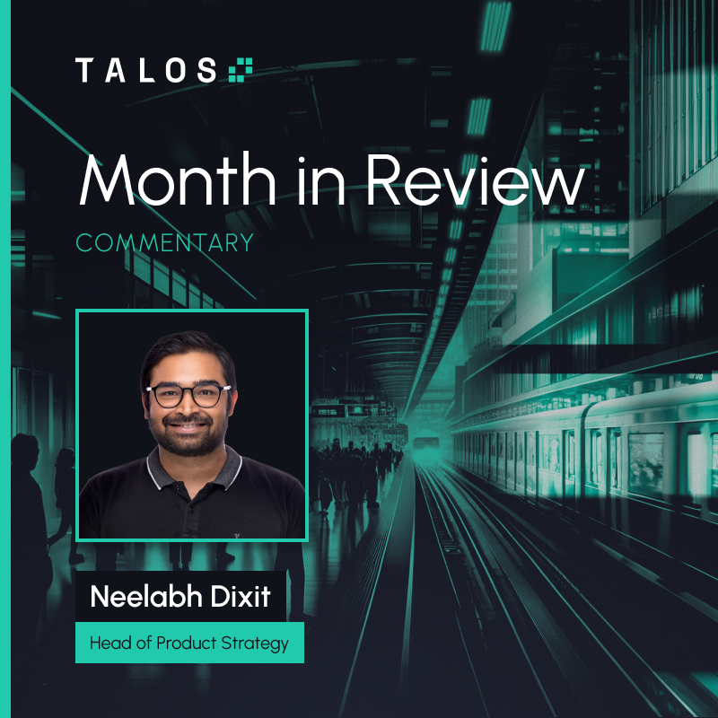 talostrading's tweet image. In this edition of Month in Review: ow.ly/ZblR50Wkg2B
🔹 #BTC #ETFs pulled in $5.6B; #ETH ETFs $1.6B over past 30 trading days
🔹 #SEC paused #Grayscale Large Cap Fund conversion for further review
🔹 #Robinhood rolled out stock tokens and plans for Layer 2 blockchain