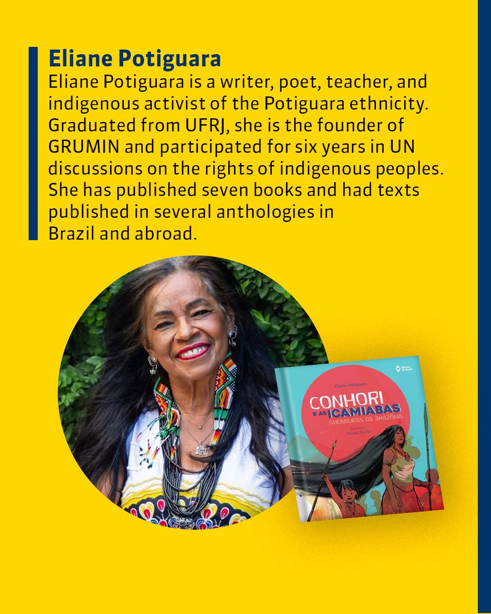 BPublishers's tweet photo. Contemporary literature in Brazil has also been enriched by the voices of indigenous authors, who have been gaining more and more space with powerful and necessary works.
#brazilianliterature #indigenousauthors #brazilianpublishers #contemporarybooks https://t.co/xXsp5TsDms
