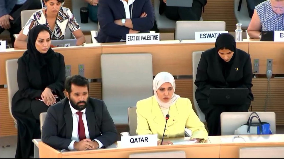 QatarMission_Ge's tweet image. خلال الحوار التفاعلي مع مقرر الأمم المتحدة الخاص المعني بحالة حقوق الإنسان في الأراضي #الفلسطينية المحتلة منذ عام 1967، البند 7، دولة #قطر تؤكد أن الأنشطة الاستيطانية الإسرائيلية ستزيد من تعميق الاحتلال وتقويض حل الدولتين، وتشير إلى أن جميع القرارات الدولية المتعلقة بالاستيطان…