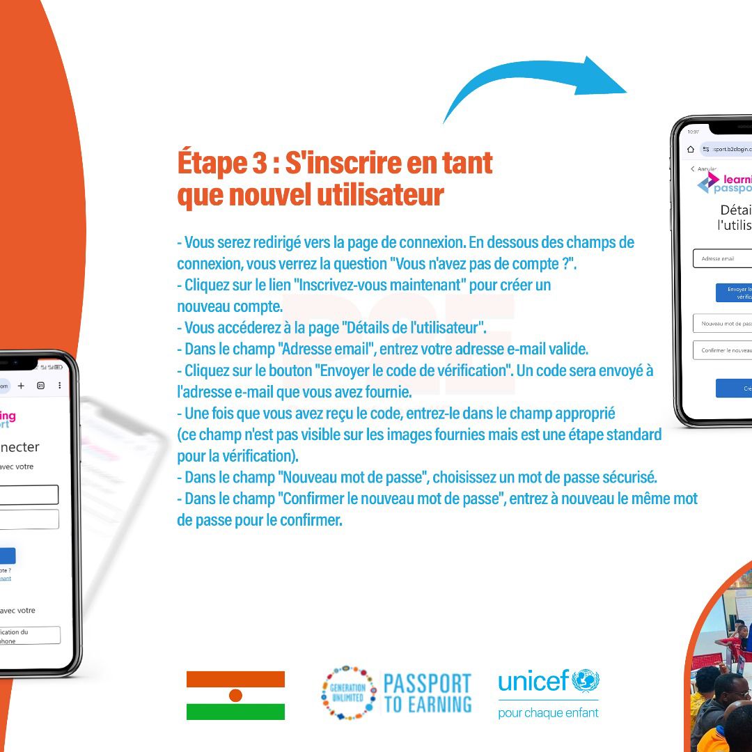 🚀 Jeunes du Niger, boostez votre avenir avec P2E – Passeport pour l’Emploi !
📚 Formations gratuites en ligne pour développer vos compétences et trouver un job.
📲 Inscrivez-vous ici ➡️ niger.passport2earning.org

#P2E #Jeunesse #Emploi #apprentissage