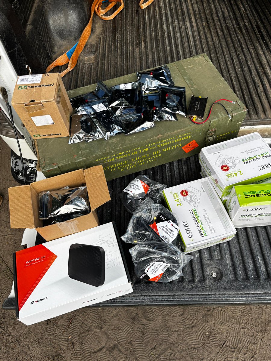 Kriegsforscher (@osintua) on Twitter photo Community! With your support we managed to buy a lot of very needed things for our crew (recon platoon, night bombers platoon).
Monitors, antennas, cables and a lot of other stuff.
We have spent 3600$ and have 400$ extra. Thank you!🤝 Community! With your support we managed to buy a lot of very needed things for our crew (recon platoon, night bombers platoon).
Monitors, antennas, cables and a lot of other stuff.
We have spent 3600$ and have 400$ extra. Thank you!🤝