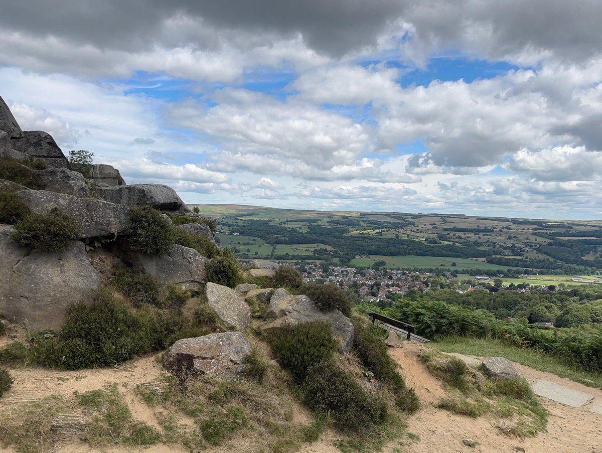 RGS_CCF's tweet image. Day 4 - Climbing the Ilkley crags #Climbing #CCF #SummerCamp #Fun