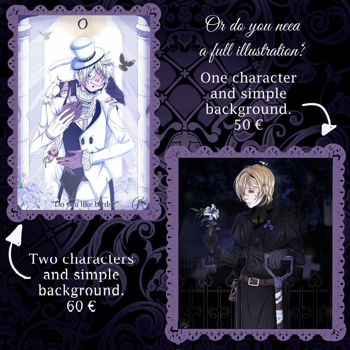 ShadowRosalie's tweet photo. Finally! After months of studying, i'm finally able to open back my art commissions with prices me and my fellow artist friends came up with. If you need any more info, you can DM me. (1/2)
#ArtCommission #commissionsopen #artcommissionsopen #digitalart #artist https://t.co/faiWs4rxTr