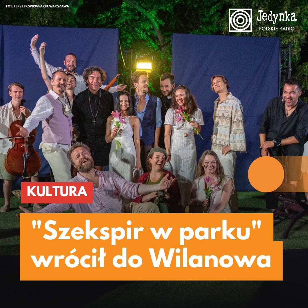 🔸Na plenerowej scenie pojawią się między innymi: Tamara Arciuch, Bartek Kasprzykowski, Jakub Wons, Hanna Konarowska-Nowińska, Magdalena Smalara i Sandra Staniszewska-Herbich🎭
➡️Więcej na naszej stronie: jedynka.polskieradio.pl/artykul/3545459