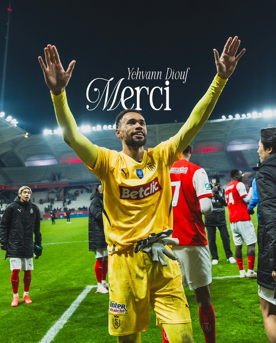 Stade de Reims (@stadedereims) on Twitter photo ๐๐๐ก๐ฏ๐๐ง๐ง, le Stade de Reims te remercie d'avoirย incarnรฉ nos couleurs avec autant de coeur, et pour tout ce que tu as accompliย au sein du Club.
La suite t'appartient dรฉsormais, le passรฉ, lui, restera gravรฉ dans laย ๐๐ช๐ต๐ฆฬ ๐ฅ๐ฆ๐ด ๐๐ข๐ค๐ณ๐ฆ๐ด. ๐ดโช๏ธ
#TeamSDR ๐๐๐ก๐ฏ๐๐ง๐ง, le Stade de Reims te remercie d'avoirย incarnรฉ nos couleurs avec autant de coeur, et pour tout ce que tu as accompliย au sein du Club.
La suite t'appartient dรฉsormais, le passรฉ, lui, restera gravรฉ dans laย ๐๐ช๐ต๐ฆฬ ๐ฅ๐ฆ๐ด ๐๐ข๐ค๐ณ๐ฆ๐ด. ๐ดโช๏ธ
#TeamSDR