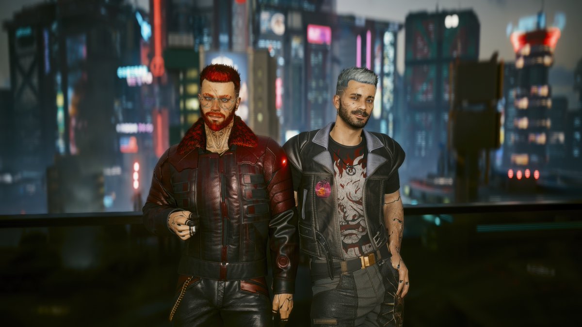 IAmJustMatthew's tweet image. Matt has meet a new choom in Night City! His name is V, and they will probably be good friends 😼
OC by @YourChoom_V
