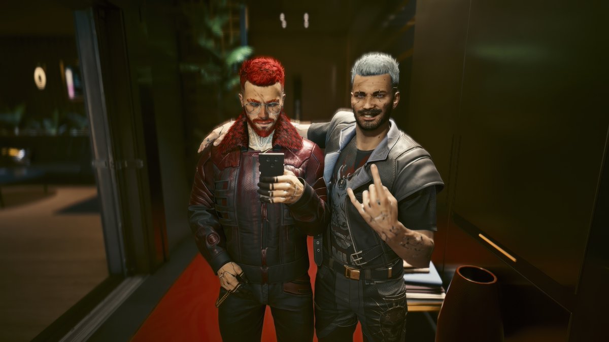 IAmJustMatthew's tweet image. Matt has meet a new choom in Night City! His name is V, and they will probably be good friends 😼
OC by @YourChoom_V