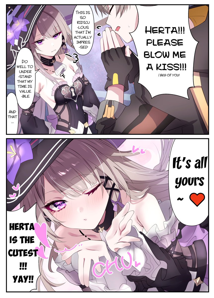 EN TL: Madame Herta is the cutest in the universe