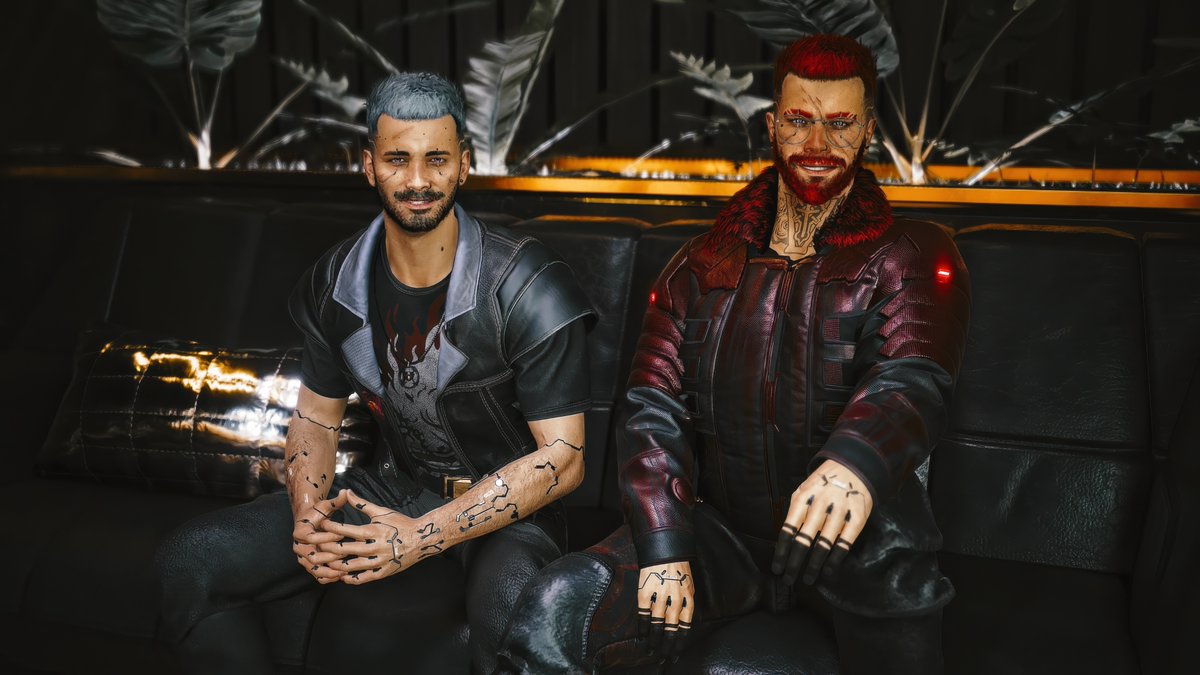 IAmJustMatthew's tweet image. Matt has meet a new choom in Night City! His name is V, and they will probably be good friends 😼
OC by @YourChoom_V