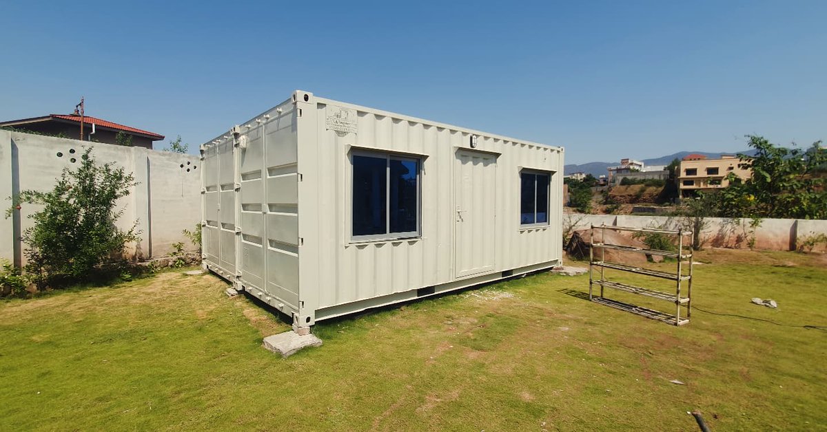 ClayPvt's tweet photo. A humble beginning, Alhamdulillah.

We recently completed this temporary container masjid in Bani Gala — a beautiful, functional space to hold daily prayers  until a permanent mosque is built,.

#MasjidProject #ContainerMasjid  #IslamicArchitecture #CLAYFORT #MasjidConstruction https://t.co/4MUq18KkYb