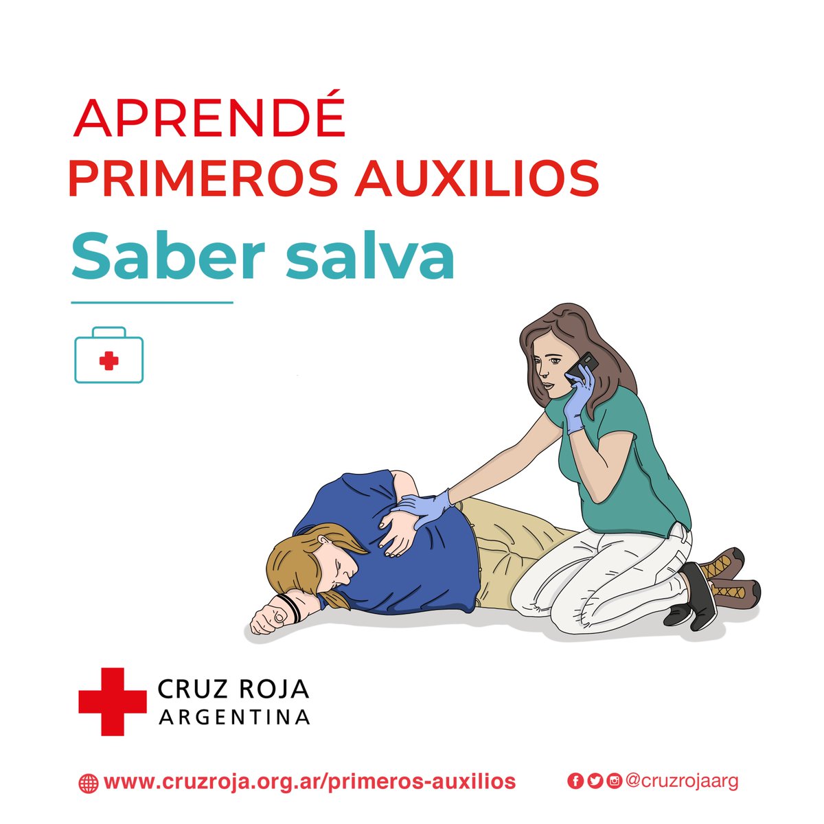 CruzRojaArg's tweet image. Julio con nuevos cursos virtuales. Saber cómo actuar ante una emergencia es clave 🙌
➡ Primeros auxilios - 21 y 22 de julio 18 a 20hs
➡ Primeros auxilios pediátricos - 29 y 30 de julio 18 a 20hs
Ingresá a capacitacion.cruzroja.org.ar/inicio e inscribite ahora ✔️
#CruzRojaSiempreEstá⛑️❤️