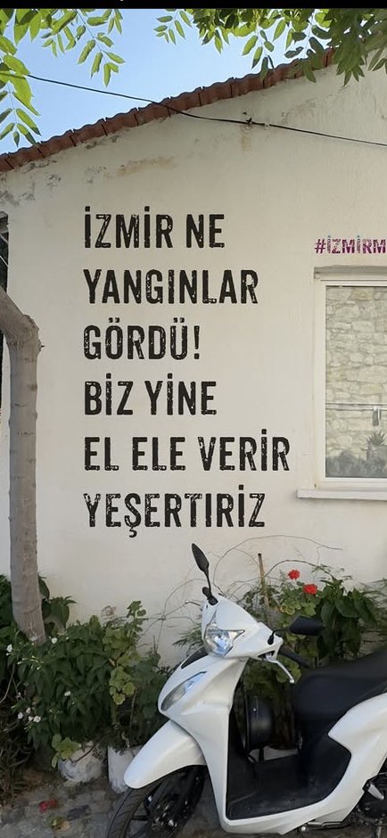 Biz İzmir’iz ✌️ tekrar yeşertiriz..🌲 🌲 🌲