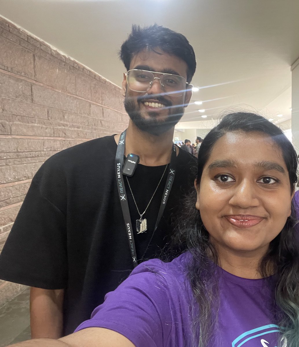 Aqsa Aqeel (@aqsacodes) on Twitter photo Met <a href="/Piyush_eon/">Piyush Agarwal ( RoadsideCoder on YT )</a>
His videos have helped so much in frontend interviews. Filmed a short QnA with him. Keep a look at <a href="/ReactNexus/">React Nexus</a> βs page for that Met <a href="/Piyush_eon/">Piyush Agarwal ( RoadsideCoder on YT )</a>
His videos have helped so much in frontend interviews. Filmed a short QnA with him. Keep a look at <a href="/ReactNexus/">React Nexus</a> βs page for that