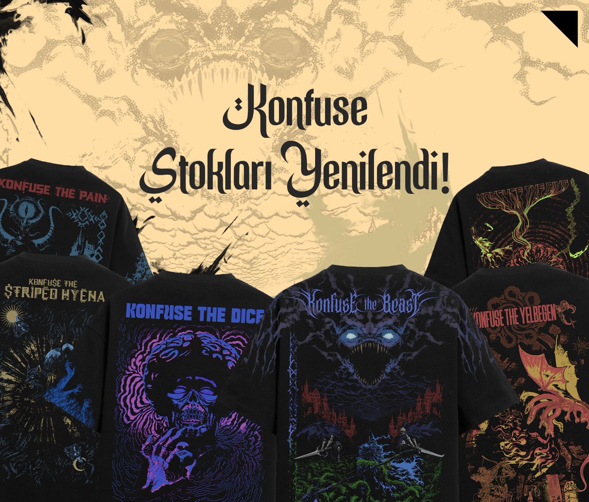 Konfuse stokları yenilendi. The Beast, The Dice, The Yelbegen, The Striped Hyena, The Ring ve The Pain şimdi limitli sayıda satışta!

konfuse.com