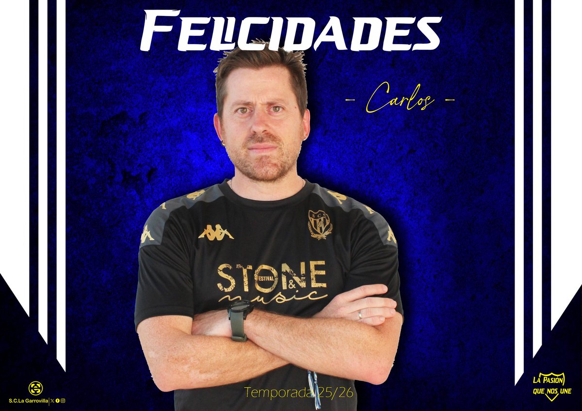 🎂 FELICIDADES CARLOS 🎂

Hoy es el cumpleaños de nuestro preparador físico Carlos

🥳 Muchas felicidades y que pases un buen día de parte del SCG

Que cumplas más años formando parte del club
