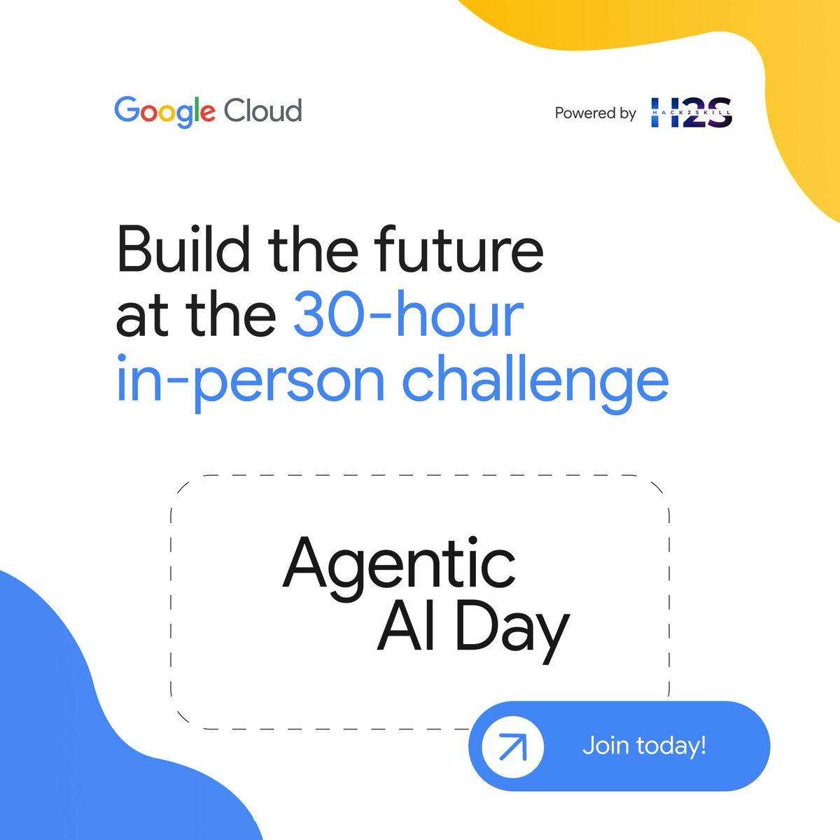 What if your weekend wasn’t about escaping work but making your mark in the AI space?

Join thousands of developers for a 30-hour sprint into the future of agentic AI.

Register for the Agentic AI Day &amp; compete for a share of the ₹39 lakhs prize pool: bit.ly/AgenticAIday20…