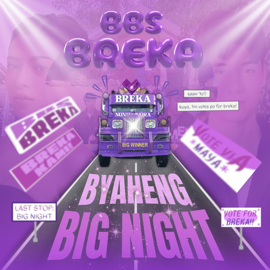 miklicentae's tweet photo. they fought so hard for their spot, and now it’s our turn to fight for them. let’s get that big winner title, breka! cast your vote now on maya app! 
BBS BREKA https://t.co/Uulzpep8Js