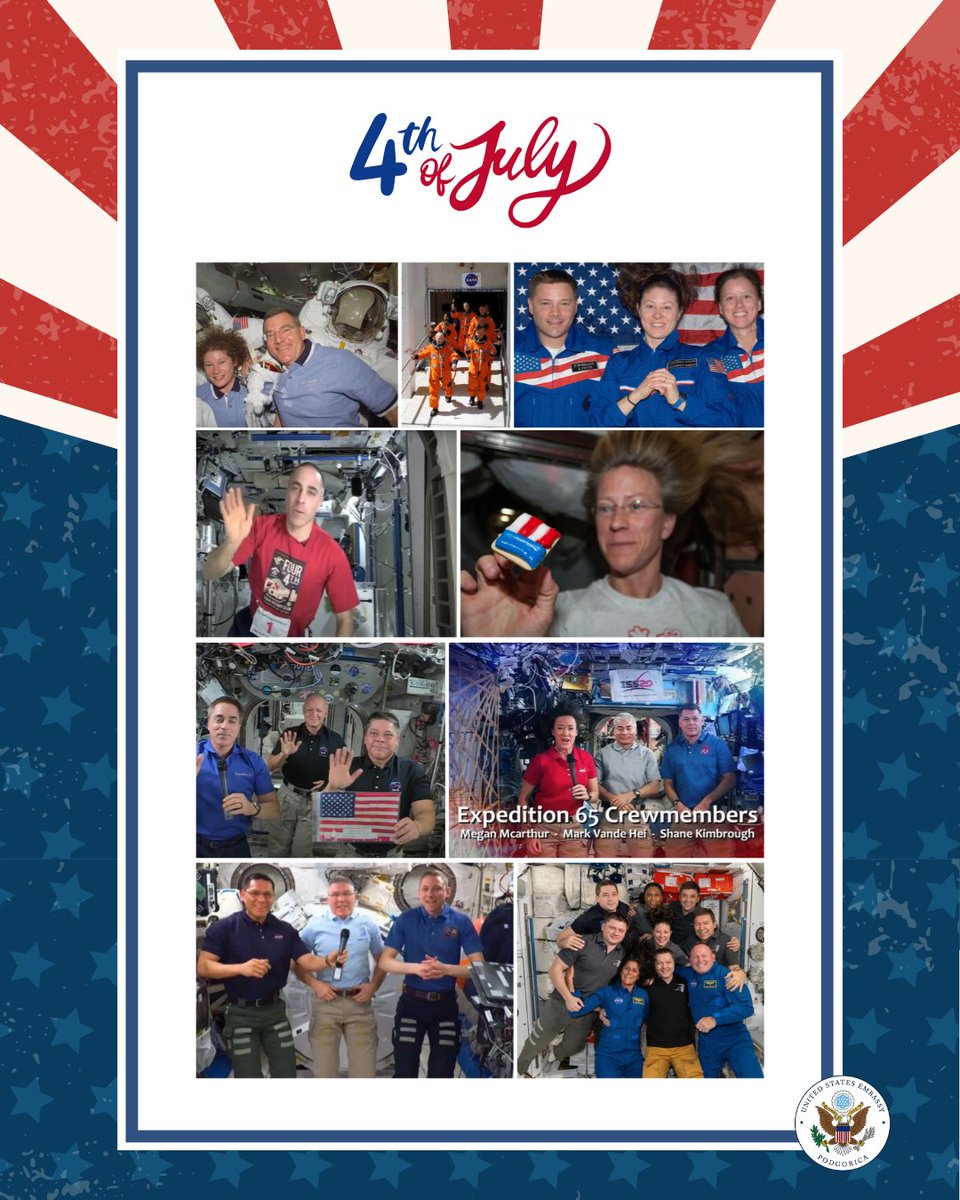 Did you know Americans first celebrated the #4thofJuly in space back in 1982? 🚀 Since then, dozens of 🇺🇸 astronauts have marked Independence Day orbiting Earth — from rocking stars &amp; stripes socks to decorating space cookies! 🎇
nasa.gov/history/fourth…