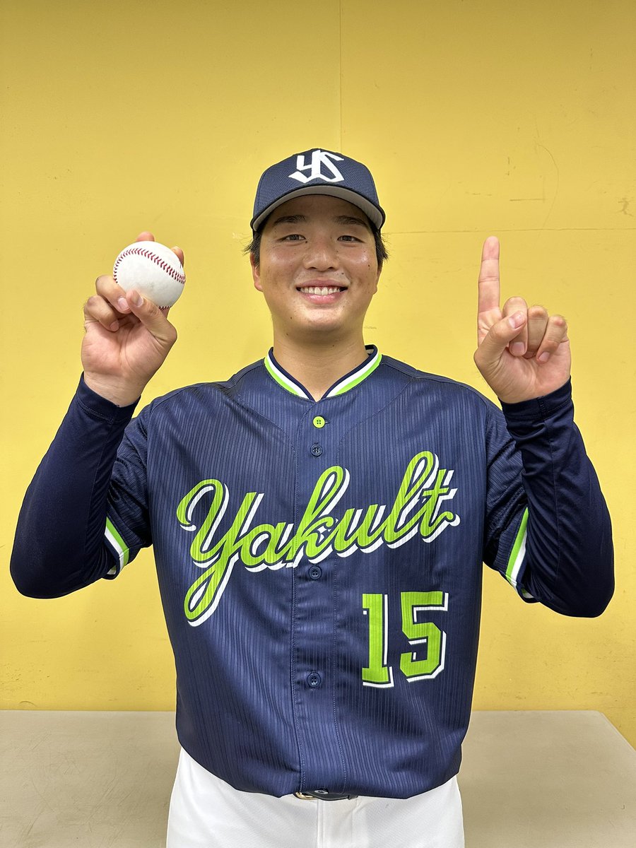 東京ヤクルトスワローズ 中村 優斗 投手 ユニフォーム L 東京ヤクルト