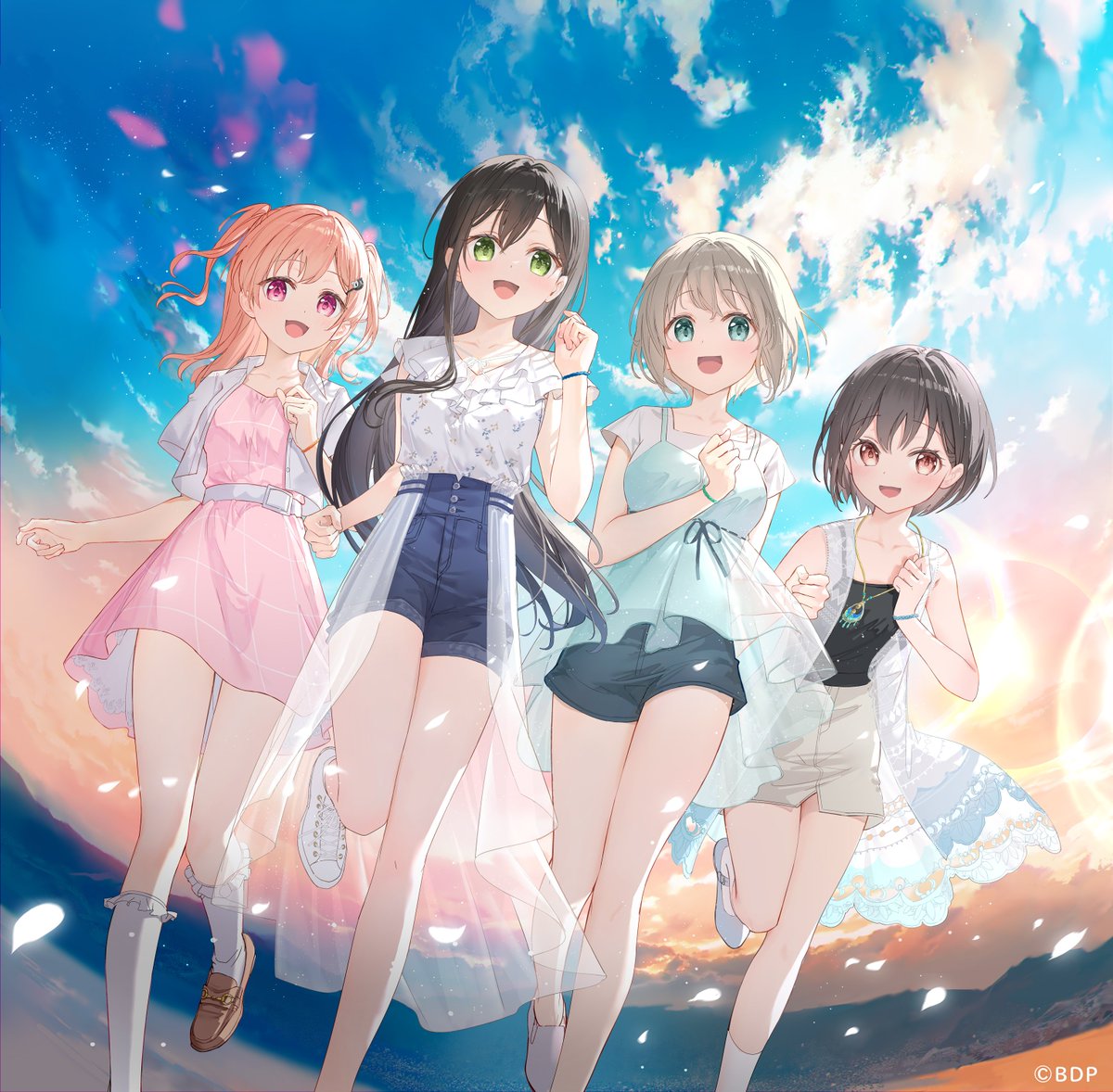 パラレルボーカル情報✨

「ぽわぽわが～るず」が歌うオリジナル楽曲『走り始めたばかりのキミに(パラレルver.)』の、ジャケットにもなる素敵なイラストは
ふーみ(<a href="/fuumiisc/">ふーみ</a>)さんに描き下ろして頂きました🎨✨

#バンドリ #ガルパ