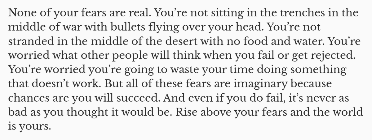 waronweakness's tweet photo. None of your fears are real https://t.co/rsiHvOIzL9