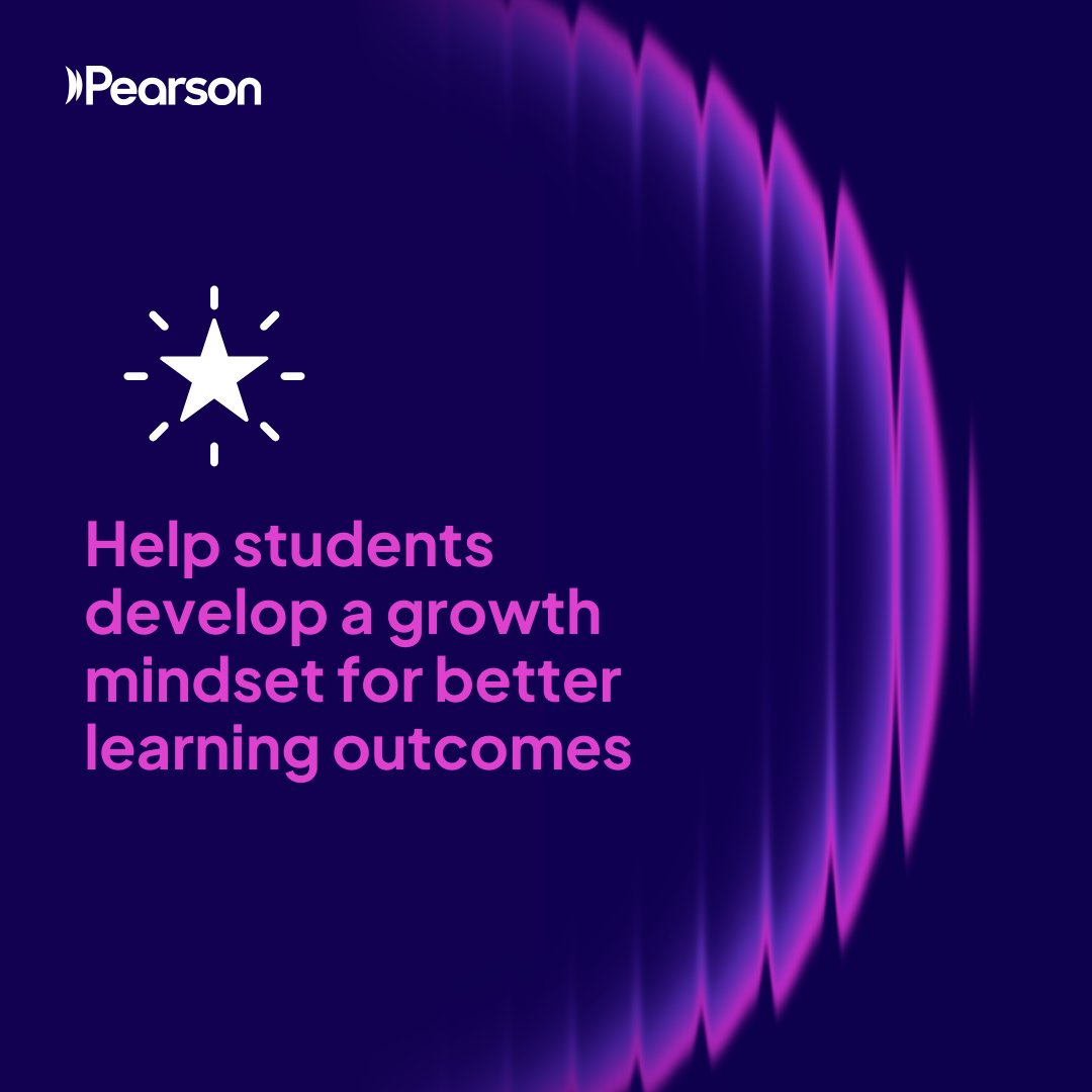 Research suggests individuals with a growth mindset tend to have better motivation and learning outcomes. 
Encourage this in your HE #students by promoting the idea of achievement through effort rather than intelligence and ability.

spr.ly/60154lLzl

#highereducation