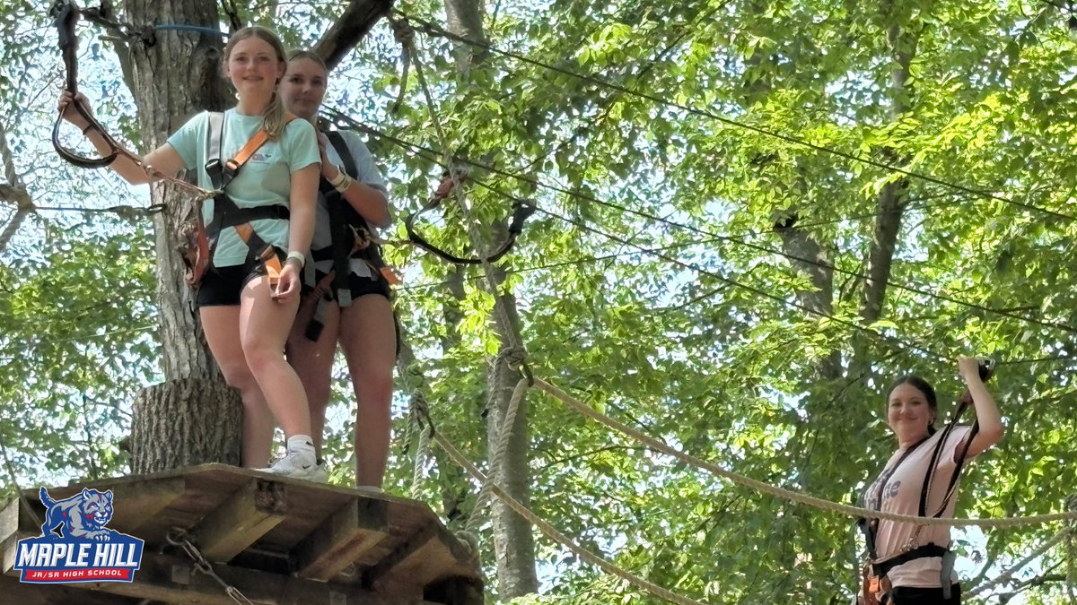 8th Graders took a year-end class trip to Mystic, CT! It was a full day of learning about ships in the Seaport Museum, riding on the Mystic River in the Sabino steamboat, navigating TreeTrails Adventure Ropes Course &amp; exploring the town shops &amp; the famous Mystic Pizza!