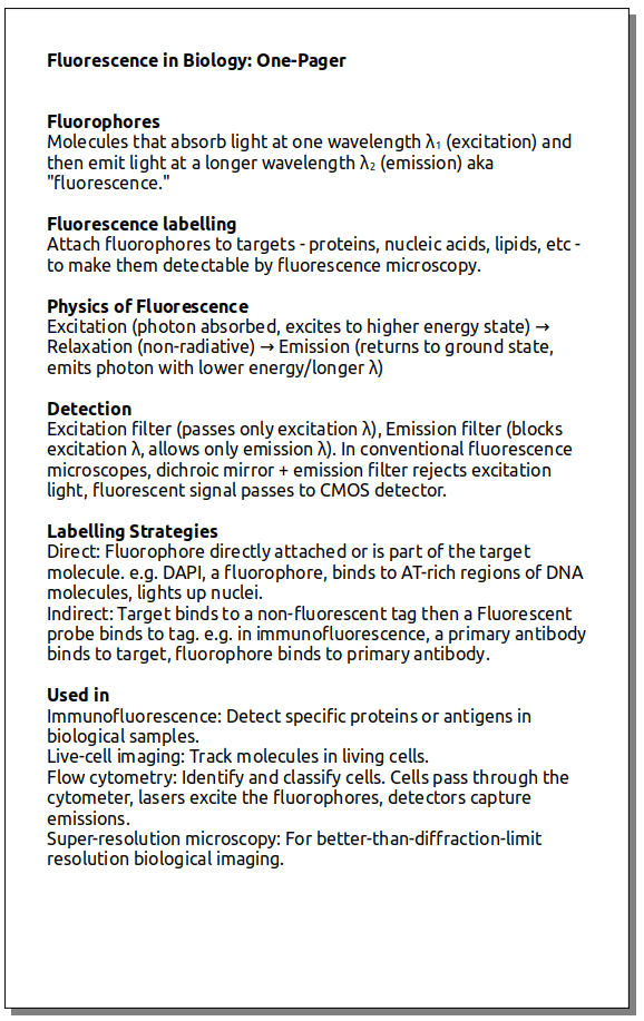 Biology For Programmers: Fluorescence