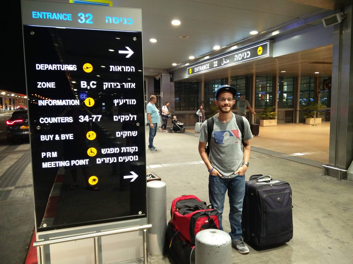 ZackRaab's tweet image. July 3, 2019
My best friend dropped me off at the Ben Gurion Airport departures gate in Tel Aviv for my flight and move back to the United States.
My outfit choice was not a coincidence that day. While I had no idea what the outcome would be and I was filled with a ton of mixed…