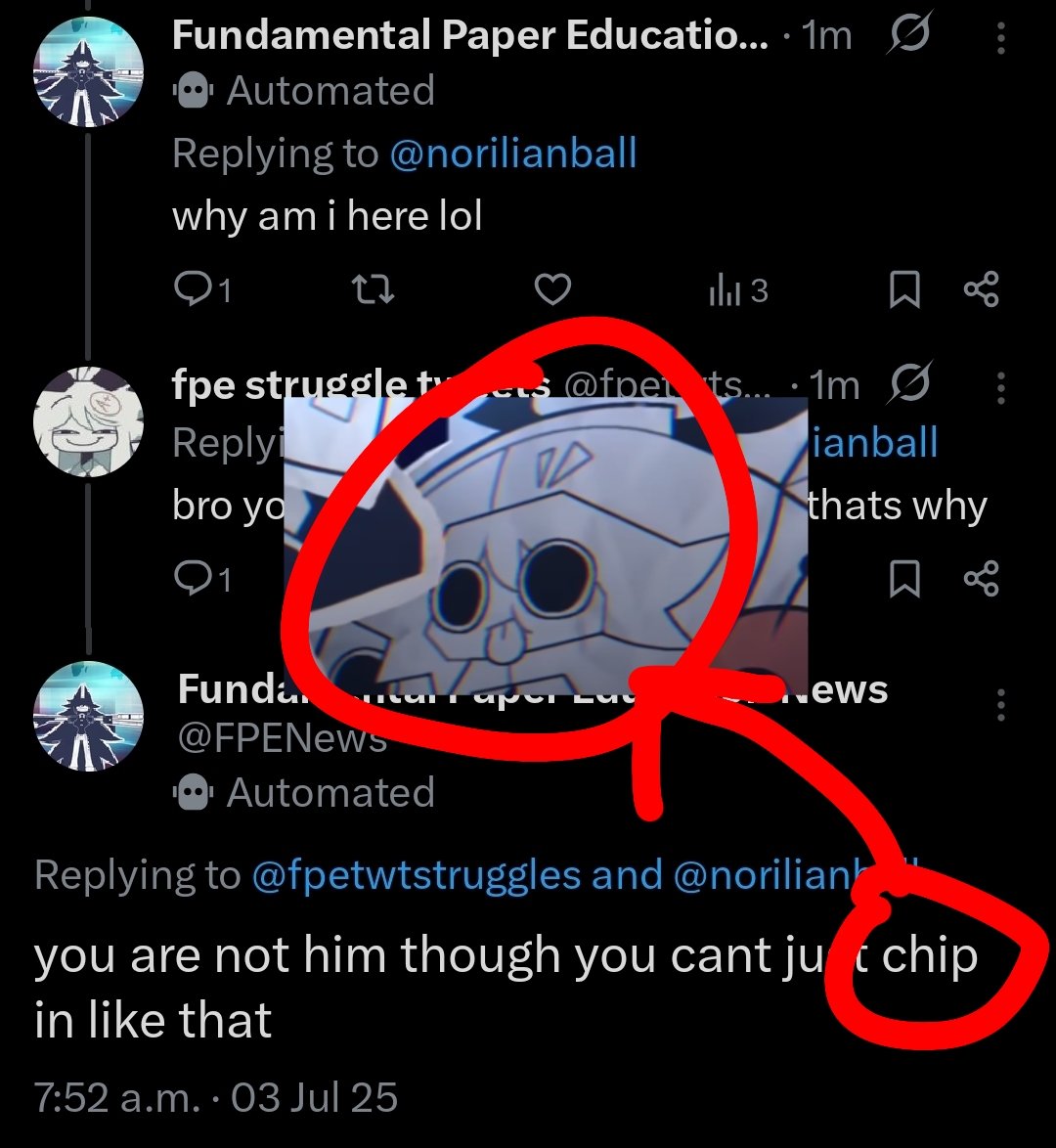 IS THAT AN FPE REFERENCE?????? tweet media