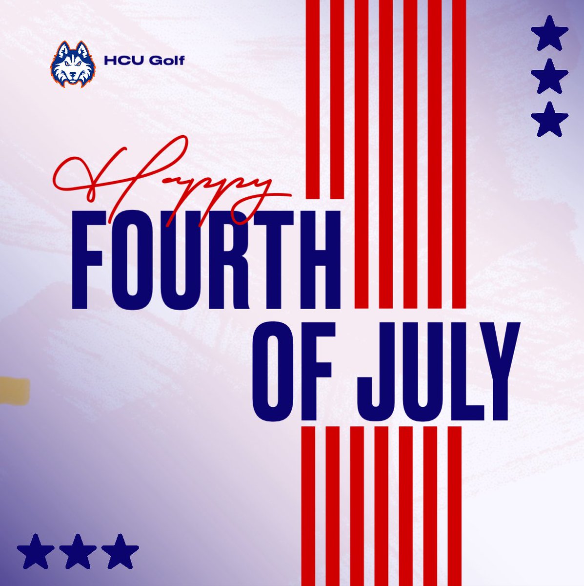 Huskies wishing everyone a Happy and Safe 4th with family, friends!