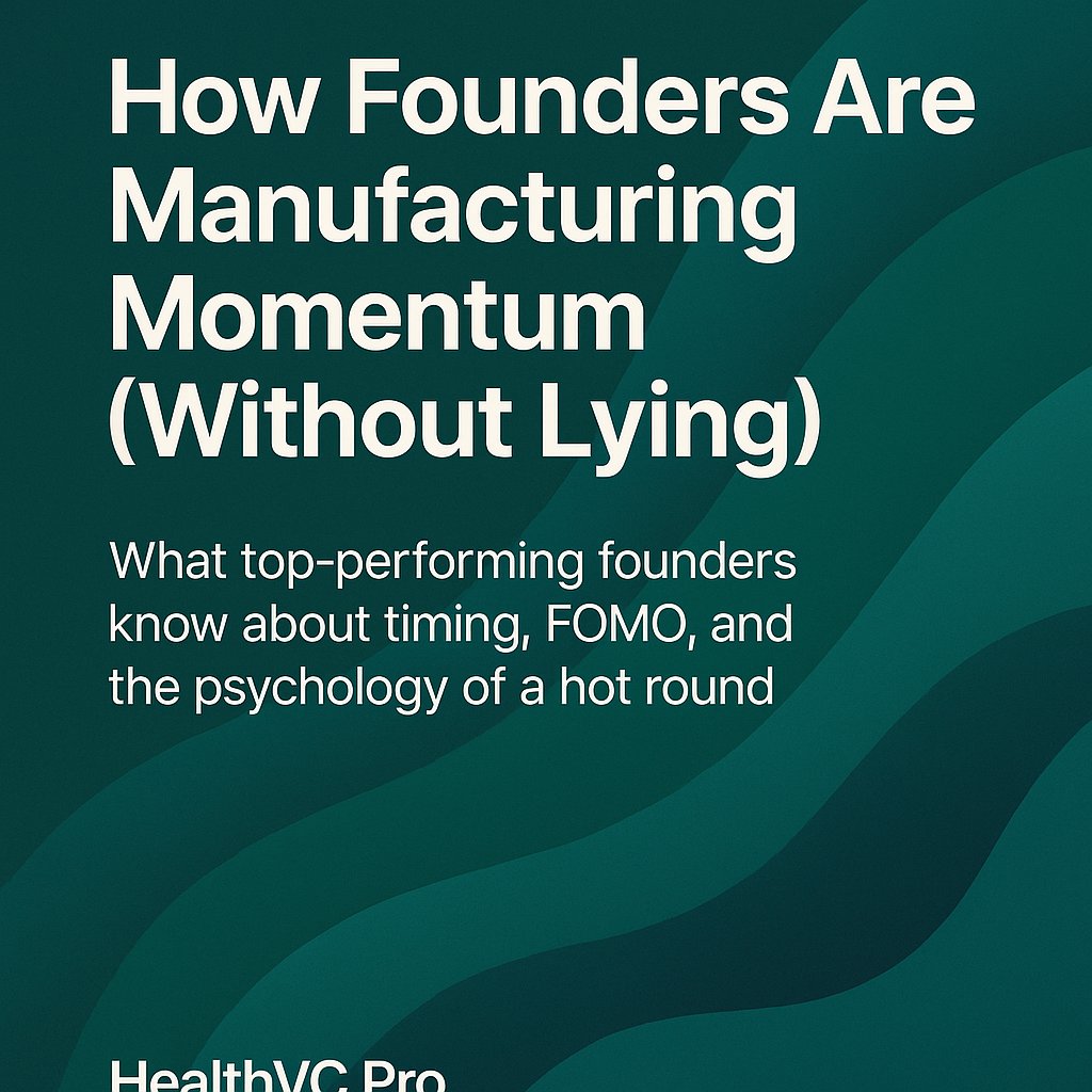 How to manufacture momentum when fundraising (without lying)

The truth? Most rounds don’t close because of metrics.
They close because investors feel they’re about to miss something.
Founders who understand this win. Here’s how:

Investors chase heat.
And heat = motion +