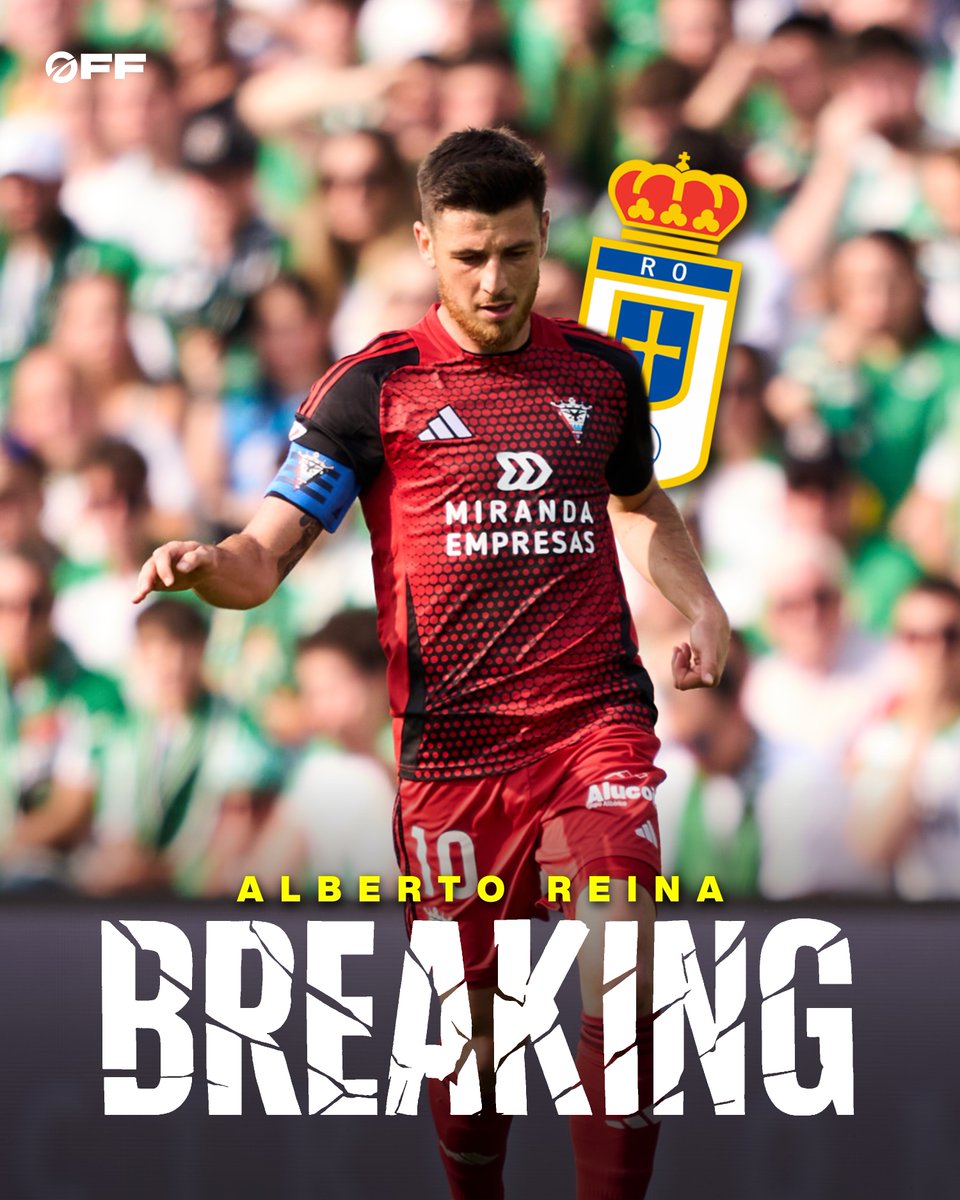 Offsider (@offsider_es) on Twitter photo 👀 𝐌𝐔𝐂𝐇𝐎 𝐎𝐉𝐎 | Alberto Reina, cerca del Real Oviedo.
Una de las sensaciones del Mirandés se habría decantado por el conjunto carbayón en su regreso a Primera.
ℹ️ <a href="/lavozdeasturias/">La Voz de Asturias</a> 👀 𝐌𝐔𝐂𝐇𝐎 𝐎𝐉𝐎 | Alberto Reina, cerca del Real Oviedo.
Una de las sensaciones del Mirandés se habría decantado por el conjunto carbayón en su regreso a Primera.
ℹ️ <a href="/lavozdeasturias/">La Voz de Asturias</a>
