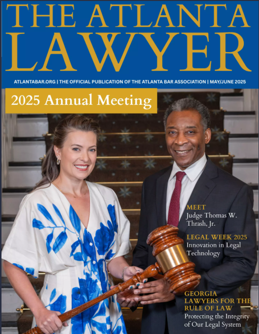 Check out the latest issue of The Atlanta Lawyer : May / June 2025 #theatlantalawyer
joom.ag/2Lwd