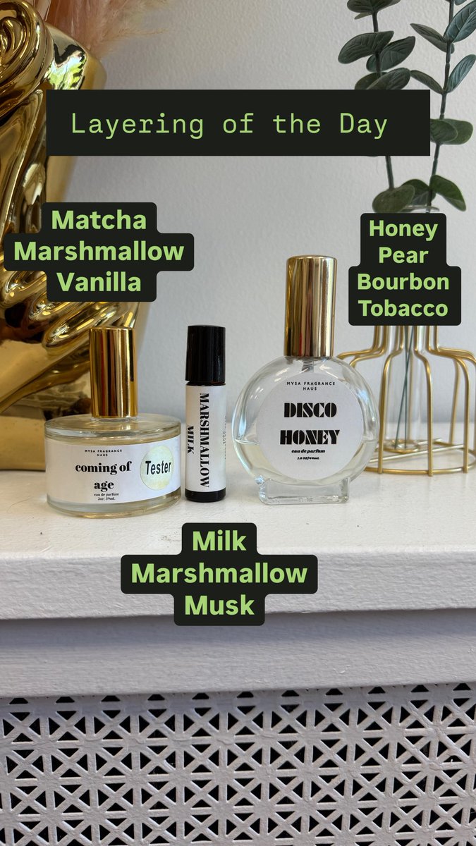 My <a href="/mysafragrance/">Mysa Fragrance Haus</a> layering of the day and I’m IN LOVE