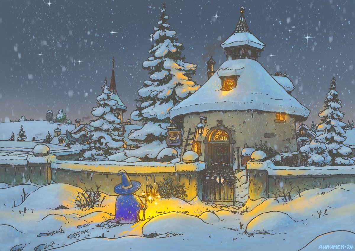Aurumek_'s tweet image. It's way too hot. Have a piece with snow to cool you down ❄️