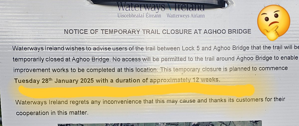 Reeblue (@reeblue) on Twitter photo 12 week, eh?! <a href="/waterways_Irl/">Waterways Ireland</a> <a href="/leitrimcoco/">Leitrim County Council</a>
The summer visitor season is now here and this is a real loss to the locals and visitors π«£ 12 week, eh?! <a href="/waterways_Irl/">Waterways Ireland</a> <a href="/leitrimcoco/">Leitrim County Council</a>
The summer visitor season is now here and this is a real loss to the locals and visitors π«£