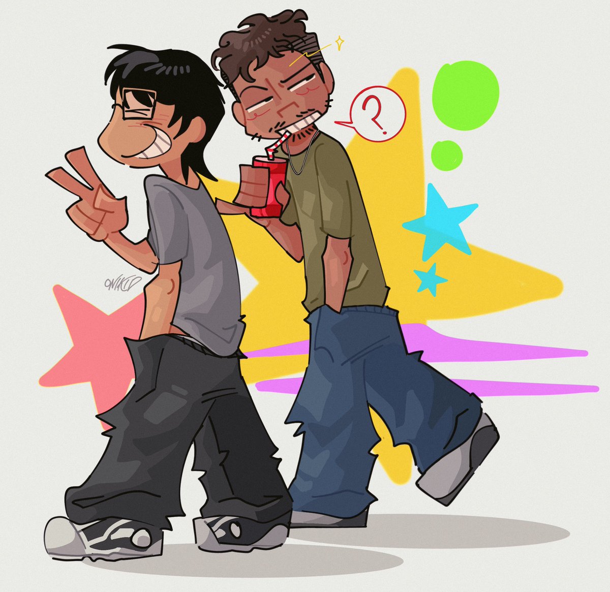 OniHound's tweet image. Bro look at my SSG teammates we ain’t beating the Shanghai dragons 🙏😭😭
Fanart for @pge444 n @sugarfreeOW yerp